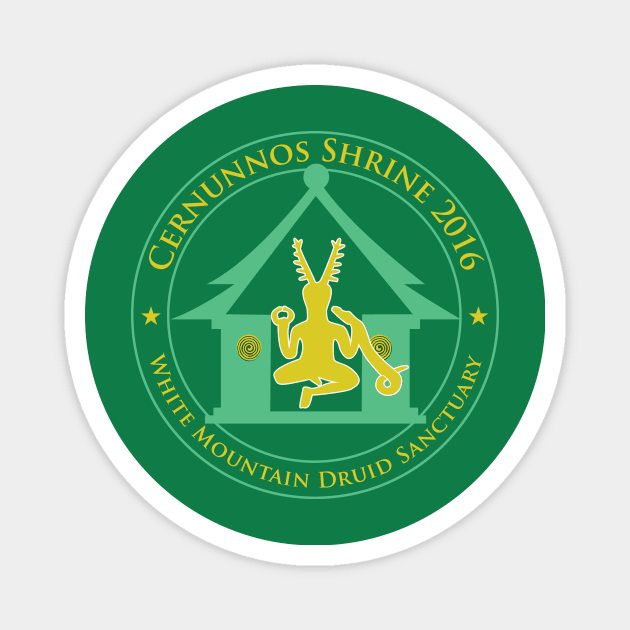 Cernunnos Magnet by White Mountain Shrine shirts